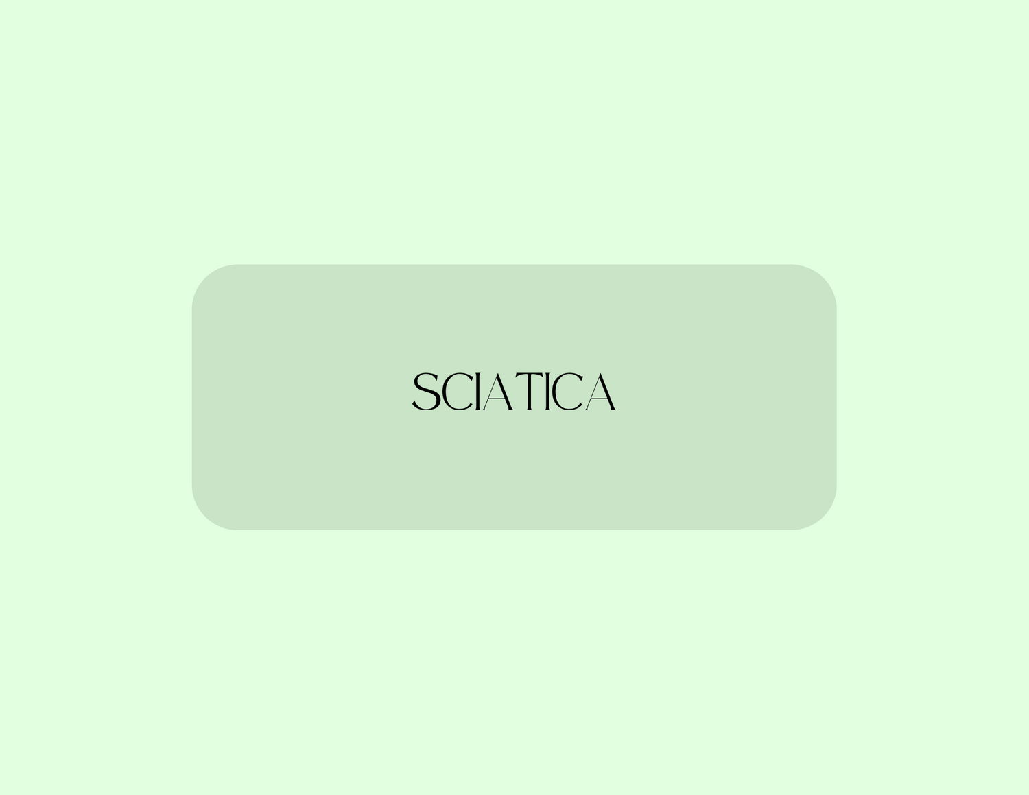 Sciatica