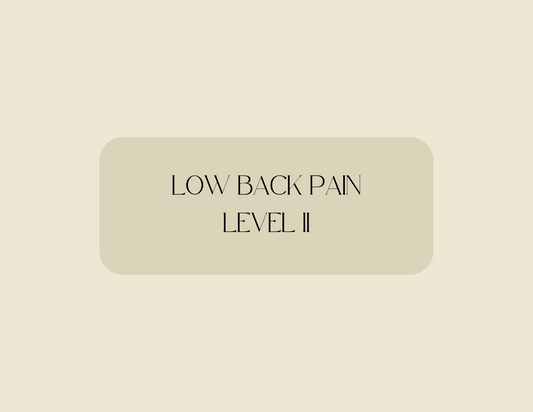 Low Back Pain Level II